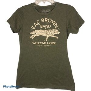 Zac Brown Band 2017 Tour Tee-Size Medium